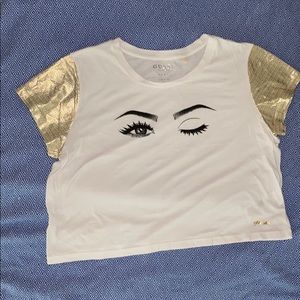 Guess crop tee never worn